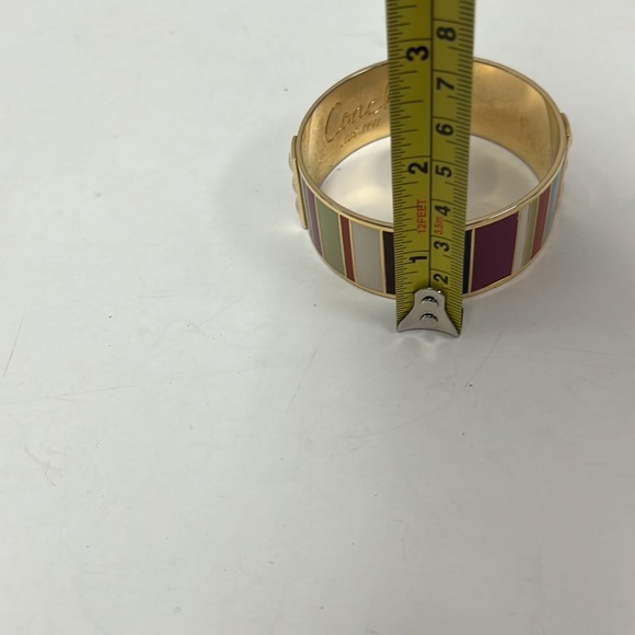 Coach Legacy Beaded Multicolor Enamel Bangle Bracelet - Picture 7 of 7